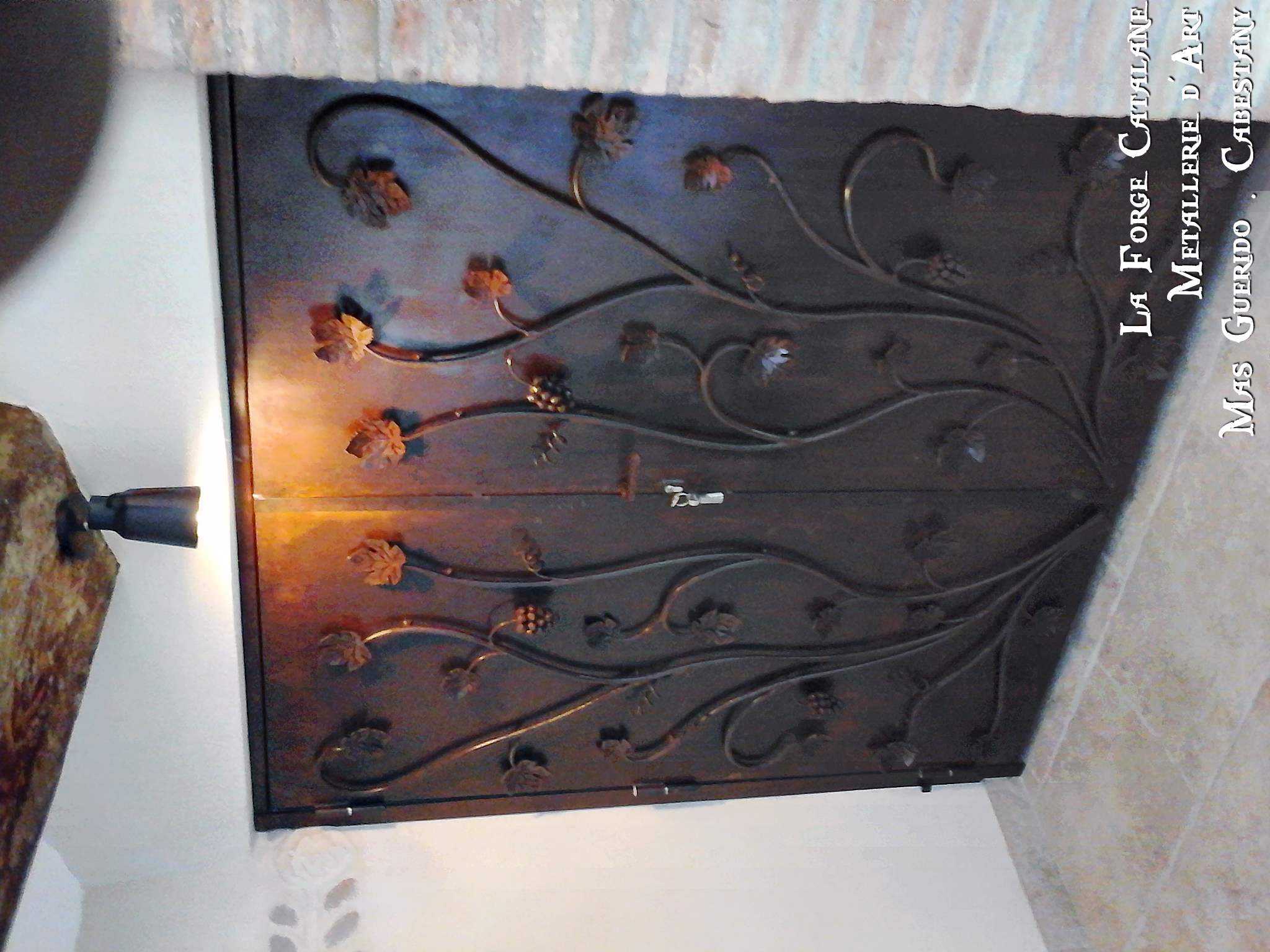 porte tolee sarment vigne cache compteur rouille forge catalane.jpg